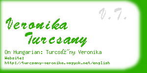 veronika turcsany business card